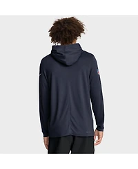 Nike Men's Navy Chicago Bears Sideline Pure Fury Performance Long Sleeve Hoodie T-Shirt