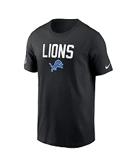 Nike Men's Black Detroit Lions Alt Pack Onside Conversion Performance T-Shirt