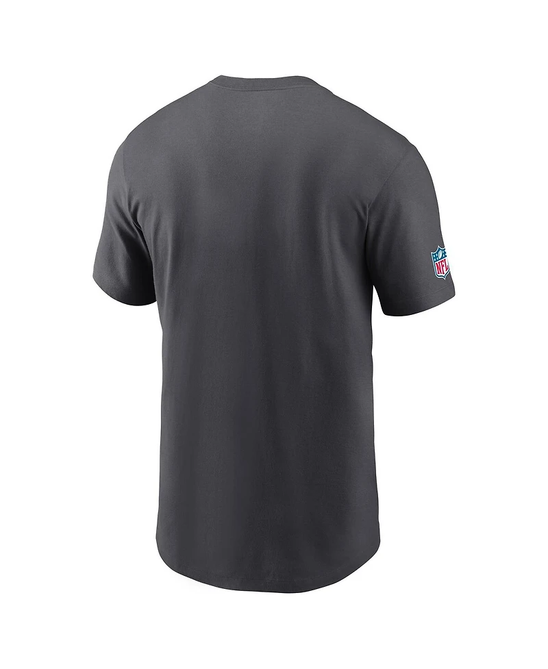 Nike Men's Anthracite Miami Dolphins Alt Pack Onside Conversion Performance T-Shirt