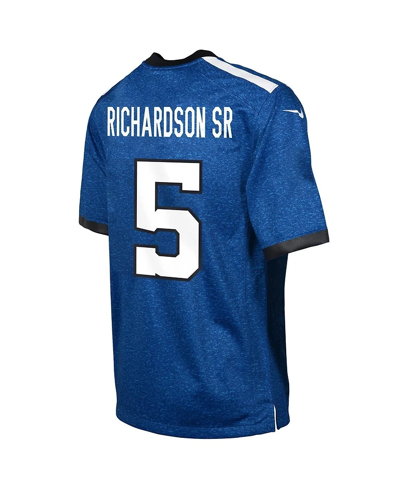 Nike Big Boys and Girls Anthony Richardson Sr. Royal Indianapolis Colts Game Jersey
