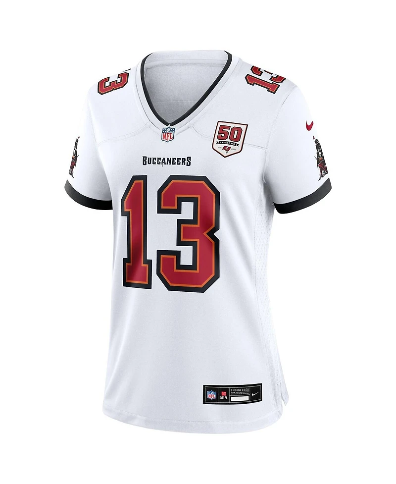 Nike Women's Mike Evans White Tampa Bay Buccaneers 50th Season Game Jersey