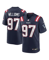 Nike Men's Milton Williams Navy New England Patriots Game Player Jersey