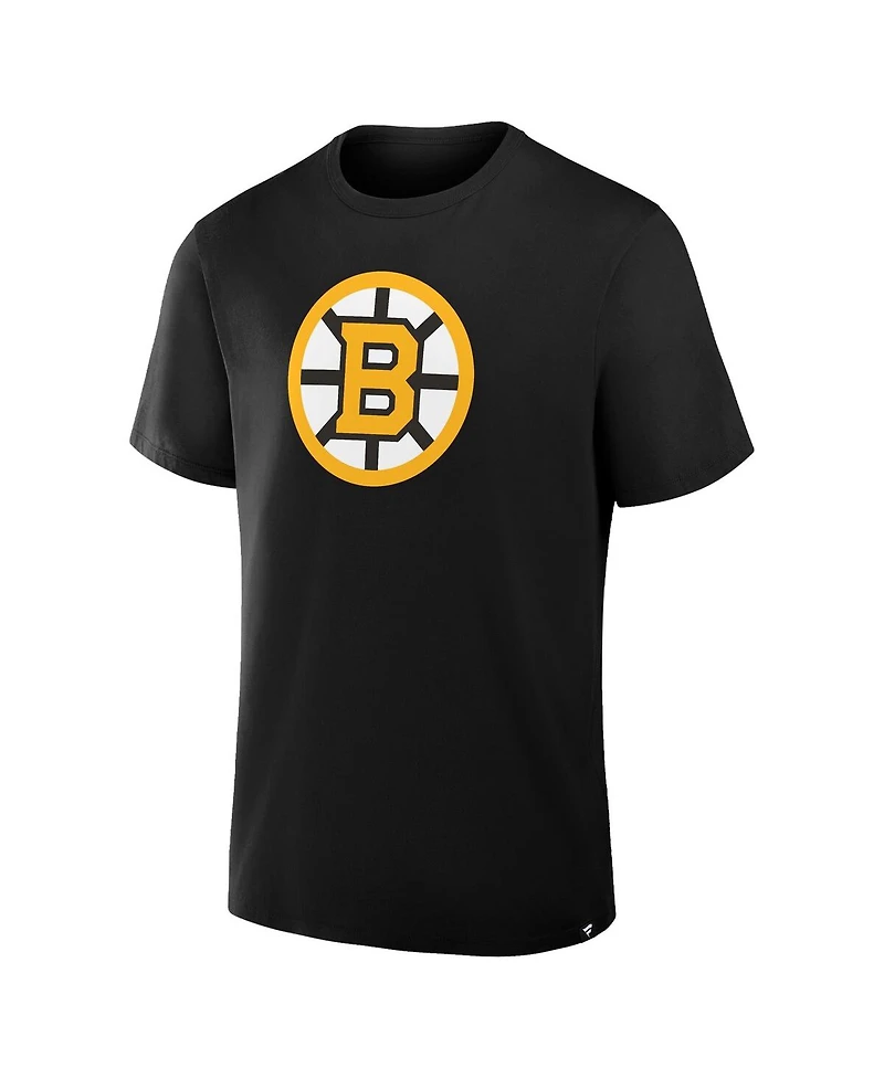Fanatics Men's Black Boston Bruins Primary Logo Legacy T-Shirt