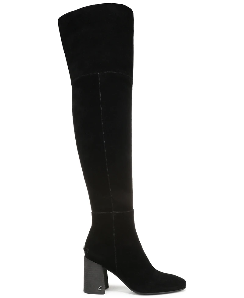 Circus Ny by Sam Edelman Women's Brigid Wide-Calf Over-the-Knee Block-Heel Boots
