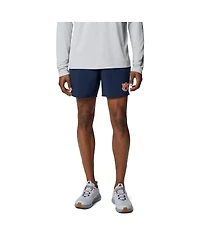 Columbia Men's Navy Auburn Tigers Pfg Terminal Roamer Omni-Shade Stretch Shorts