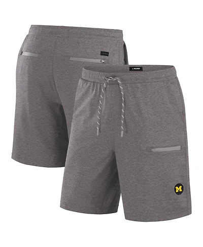 J. Palmer Men's Graphite Michigan Wolverines Home Game Shorts