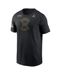 Nike Men's Black Michigan Wolverines 2025 Military Appreciation Performance T-Shirt