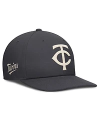 Nike Men's Anthracite Minnesota Twins Statement Pro Snapback Hat