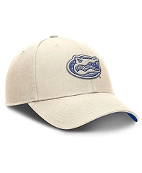 Jordan Men's Natural Florida Gators Rise Primetime Performance Trucker Adjustable Hat
