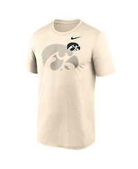 Nike Men's Natural Iowa Hawkeyes Campus Shadow Legend Performance T-Shirt