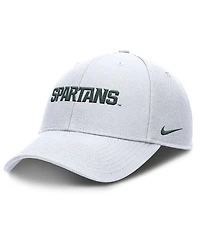 Nike Men's White Michigan State Spartans 2025 On-Field Rise Performance Adjustable Hat