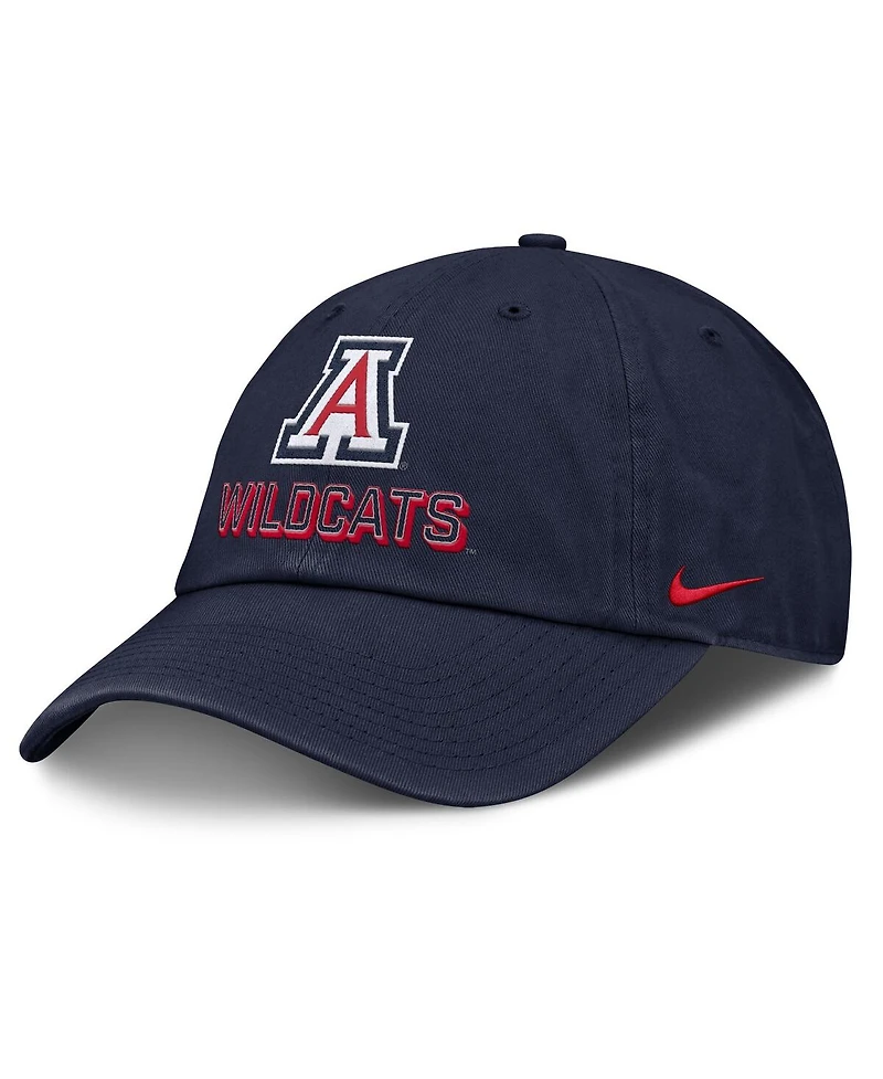 Nike Men's Navy Arizona Wildcats 2025 On-Field Club Adjustable Hat