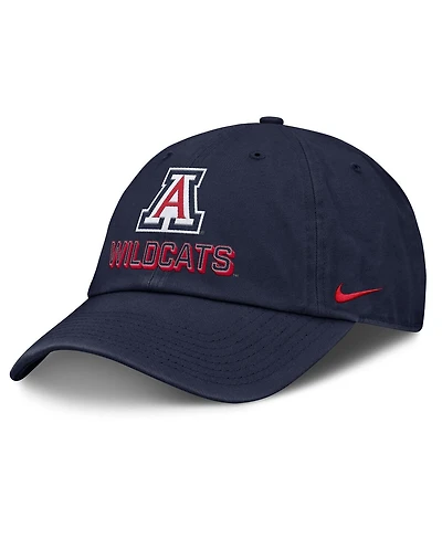 Nike Men's Navy Arizona Wildcats 2025 On-Field Club Adjustable Hat