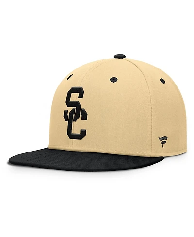 Fanatics Men's Khaki/Black Usc Trojans Balance Fitted Hat