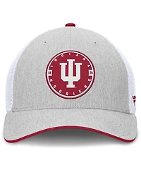 Fanatics Men's Heather Gray/White Indiana Hoosiers Trigger Flex Hat