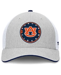 Fanatics Men's Heather Gray/White Auburn Tigers Trigger Flex Hat