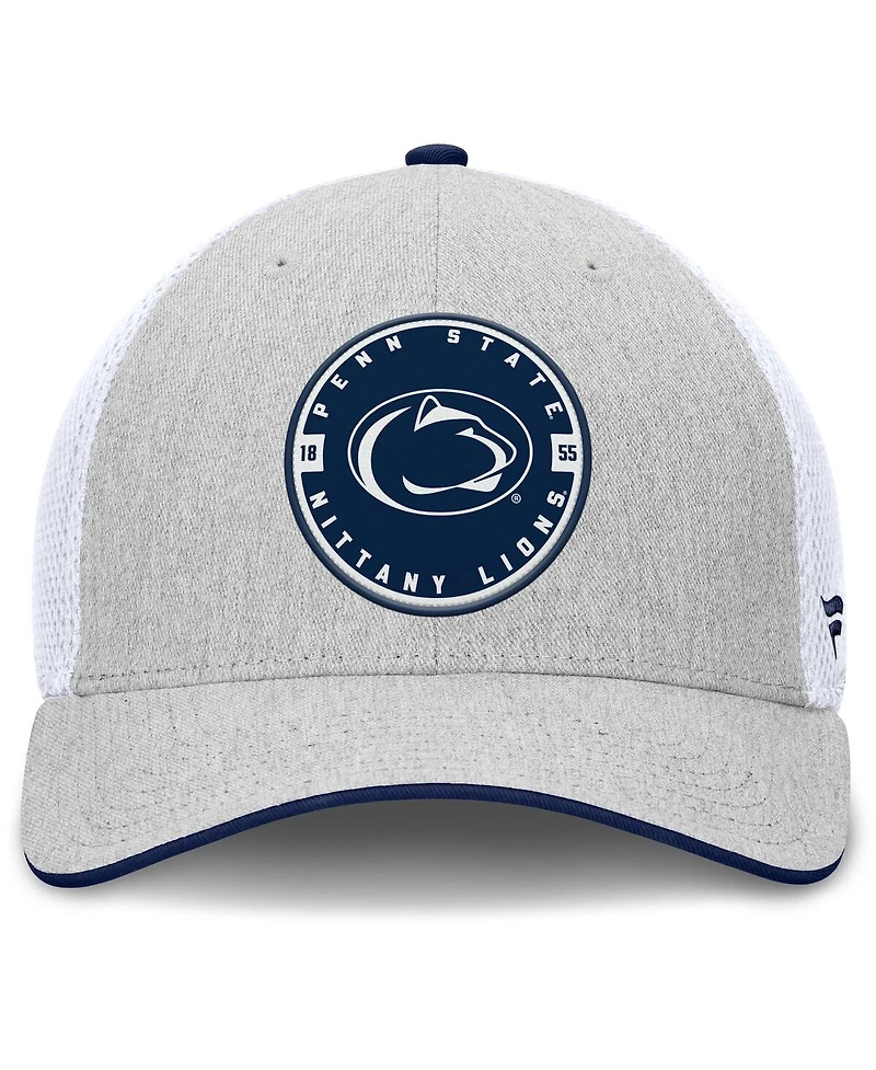 Fanatics Men's Heather Gray/White Penn State Nittany Lions Trigger Flex Hat