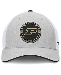 Fanatics Men's Heather Gray/White Purdue Boilermakers Trigger Flex Hat