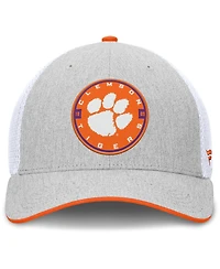 Fanatics Men's Heather Gray/White Clemson Tigers Trigger Flex Hat