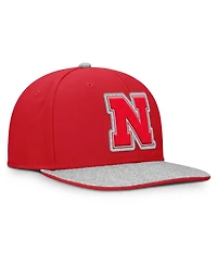 Fanatics Men's Scarlet Nebraska Huskers Loden Snapback Hat