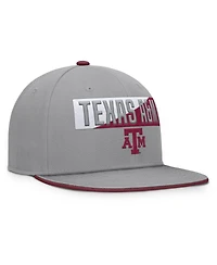Fanatics Men's Gray Texas A M Aggies Duo Snapback Hat