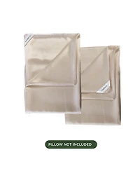 Night 22-Momme 100% Mulberry Silk and Eucalyptus DualSilk Pillowcase
