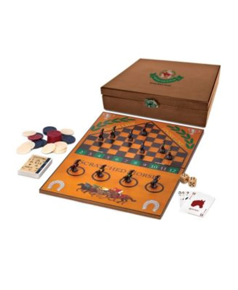 We Games Grand National Horse Race Game in a Wooden Box