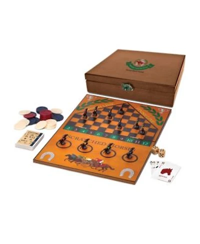 We Games Grand National Horse Race Game in a Wooden Box