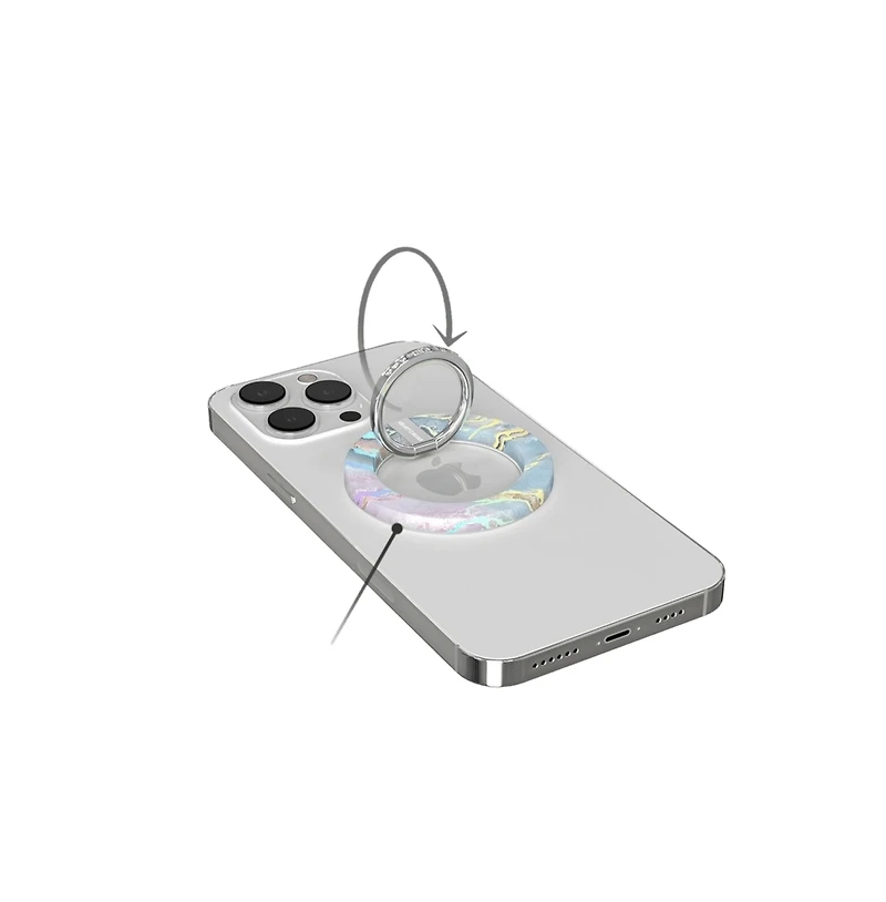 Velvet Caviar MagSafe Grip Ring-White