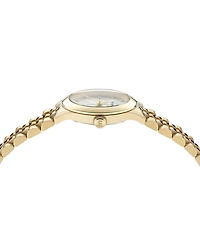 Ferragamo Women's Swiss Duo Diamond (1/20 ct. t.w.) Gold Ion Plated Bracelet Watch 28mm
