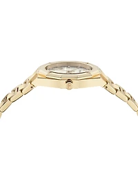 Ferragamo Women's Swiss Edge Gold Ion Plated Bracelet Watch 34mm