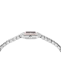 Ferragamo Women's Swiss Crystal Petite Stainless Steel Bracelet Watch 15x20mm