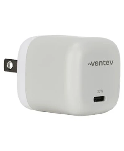 Ventev 20w Ultrafast Usb C Universal Mini Wall Charger Usb C To Apple Lightning Cable Gray