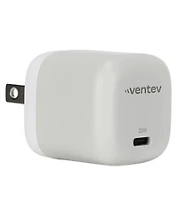 Ventev 20w Ultrafast Usb C Universal Mini Wall Charger Usb C To Apple Lightning Cable Gray