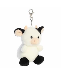 Aurora Mini Sweetie Cow Palm Pals Adorable Clip-On White 4"