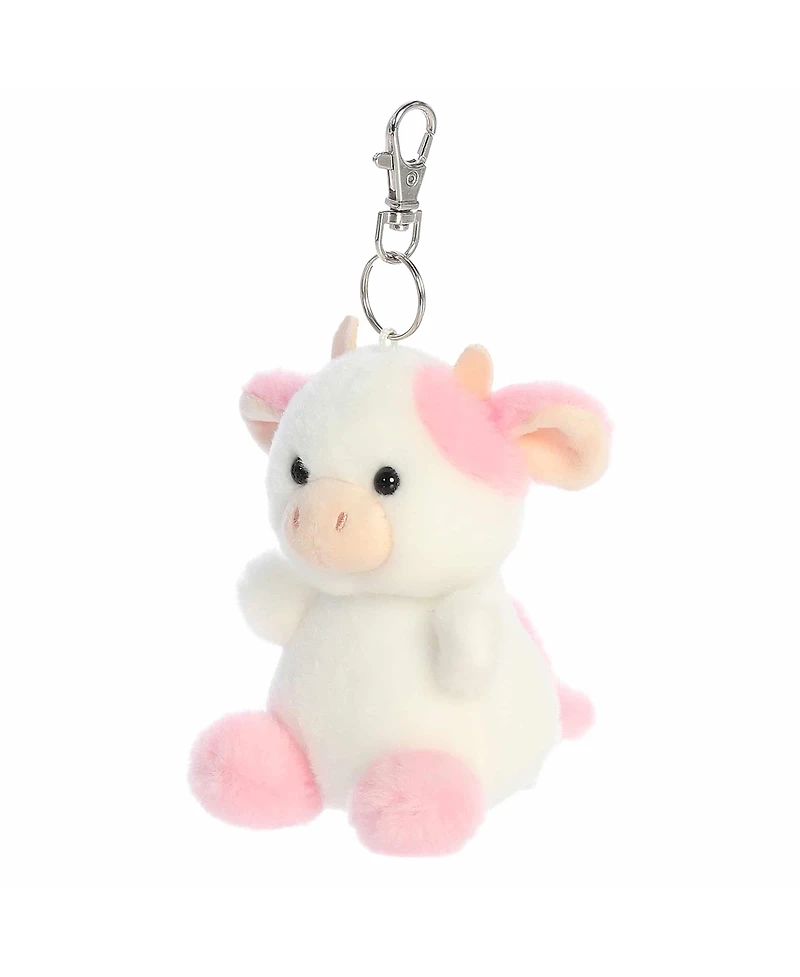 Aurora Mini Belle Strawberry Cow Palm Pals Adorable Clip-On White 4