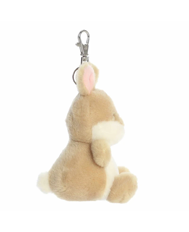 Aurora Mini Ella Bunny Palm Pals Adorable Clip-On Brown 4"