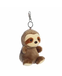 Aurora Mini Slomo Sloth Palm Pals Adorable Clip-On Brown 4"
