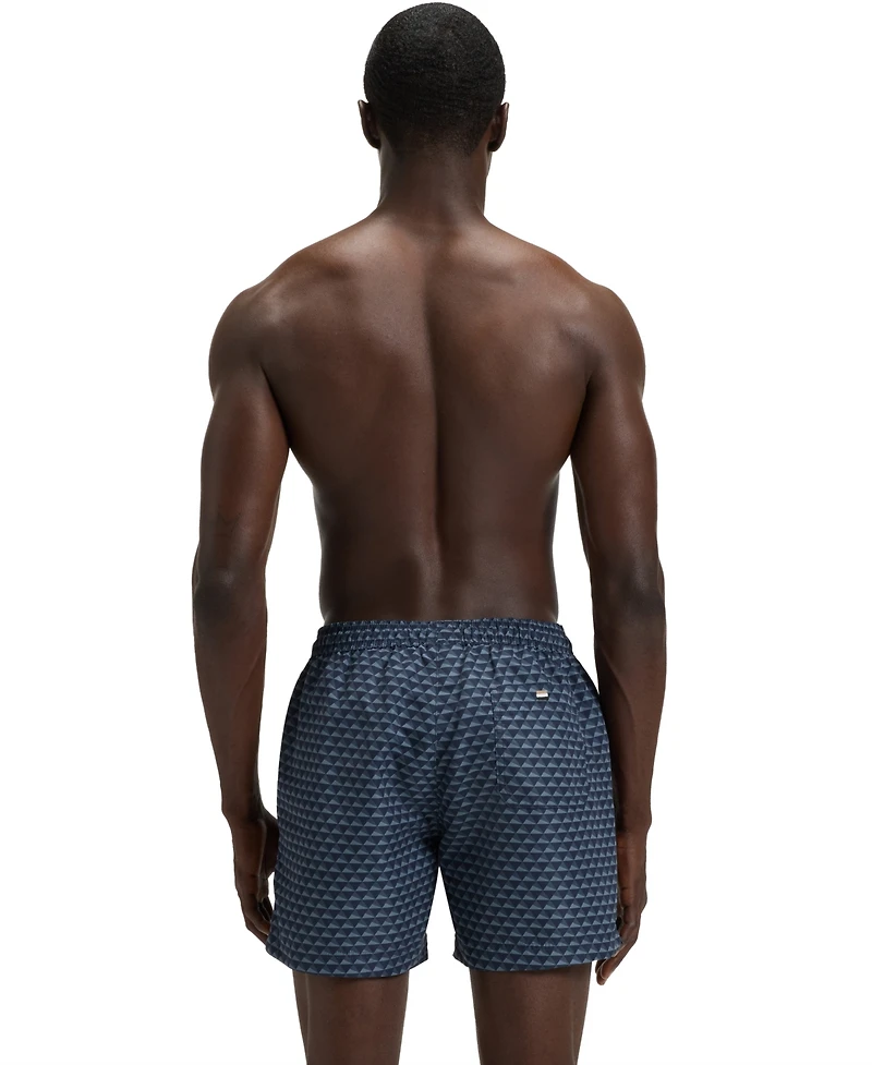 Boss by Hugo Boss Men's All-Over Print Swim Shorts