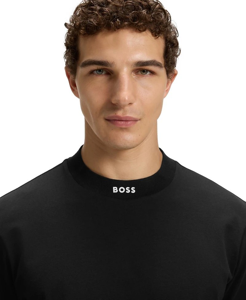 Boss by Hugo Men's Relaxed-Fit Stretch Cotton T-Shirt