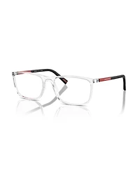 Prada Linea Rossa Men's Rectangle Eyeglasses, Ps 03QV