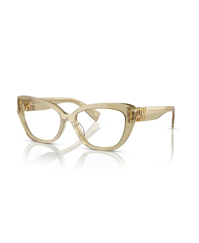 Miu Women's Cat Eye Eyeglasses, Mu 05VV