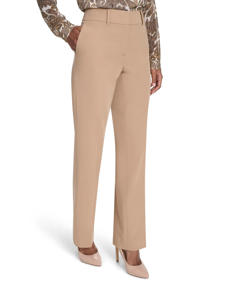 Tommy Hilfiger Women's Solid Sutton Bootcut Trousers