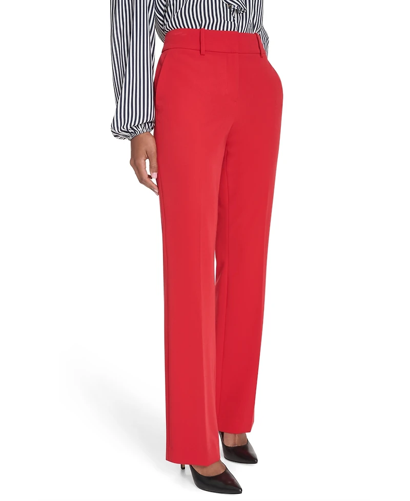 Tommy Hilfiger Women's Solid Sutton Bootcut Trousers