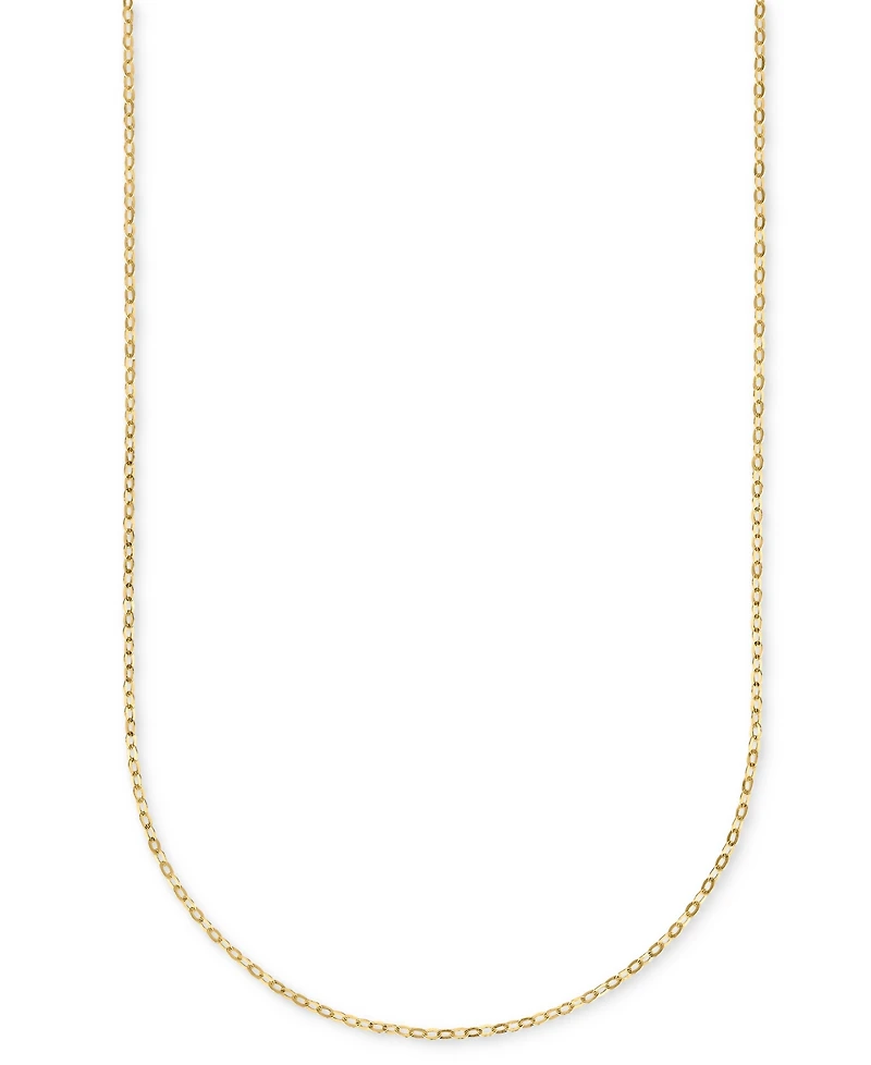 Diamond-Cut Mirror Cable Chain Necklace in 14k Yellow Gold, 18"