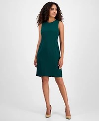Kasper Women's Sleeveless Multi-Seam Sheath Dress, Regular & Petite