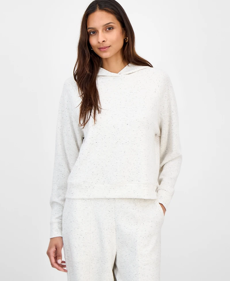 And Now This Women's Speckled Knit Hooded Sweatshirt, Macy's Exclusive