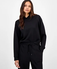 And Now This Women's Speckled Knit Hooded Sweatshirt, Macy's Exclusive