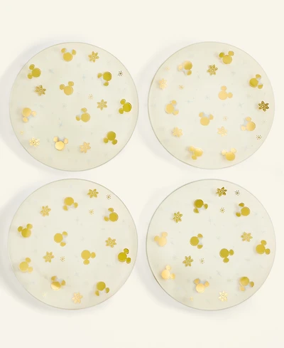 Disney | Macy's Mickey Mouse Icon Appetizer Plates, Set of 4, Macy's Exclusive