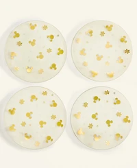 Disney | Macy's Mickey Mouse Icon Appetizer Plates, Set of 4, Macy's Exclusive